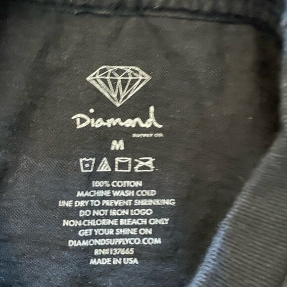 Diamond Supply x Grizzly Black Teddy Bear Skateboard Shirt - Picture 4 of 9